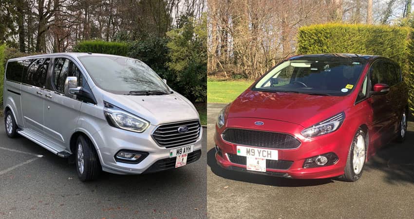 Minibus and people carriers for airport and seaport transfers in Wrexham